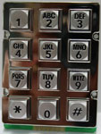Help Telephone Numeric Keypad